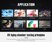 ISO 4892-3 Textile Testing Equipment UV Aging Test Chamber Water Usage 8L/Day