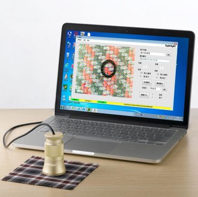 USB2.0 थ्रेड डेंसिटी काउंटर / फैब्रिक डेंसिटी मीटर / फैब्रिक डेंसिटी टेस्ट मीटर
